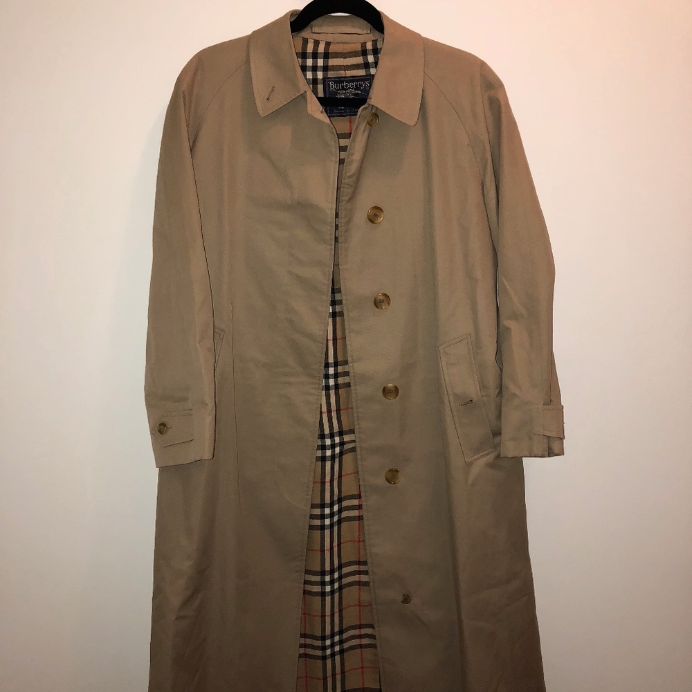 Vintage Logo Burberry Trench Coat